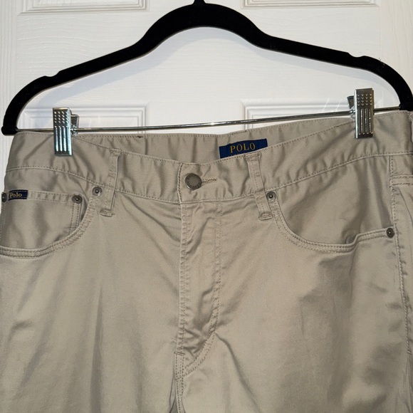 Polo by Ralph Lauren Tan Chinos with Slim Straight Fit - Picture 4 of 9